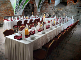 Schloss Gniew Polen Unterkunft Zimmer Appartements Konferenzen